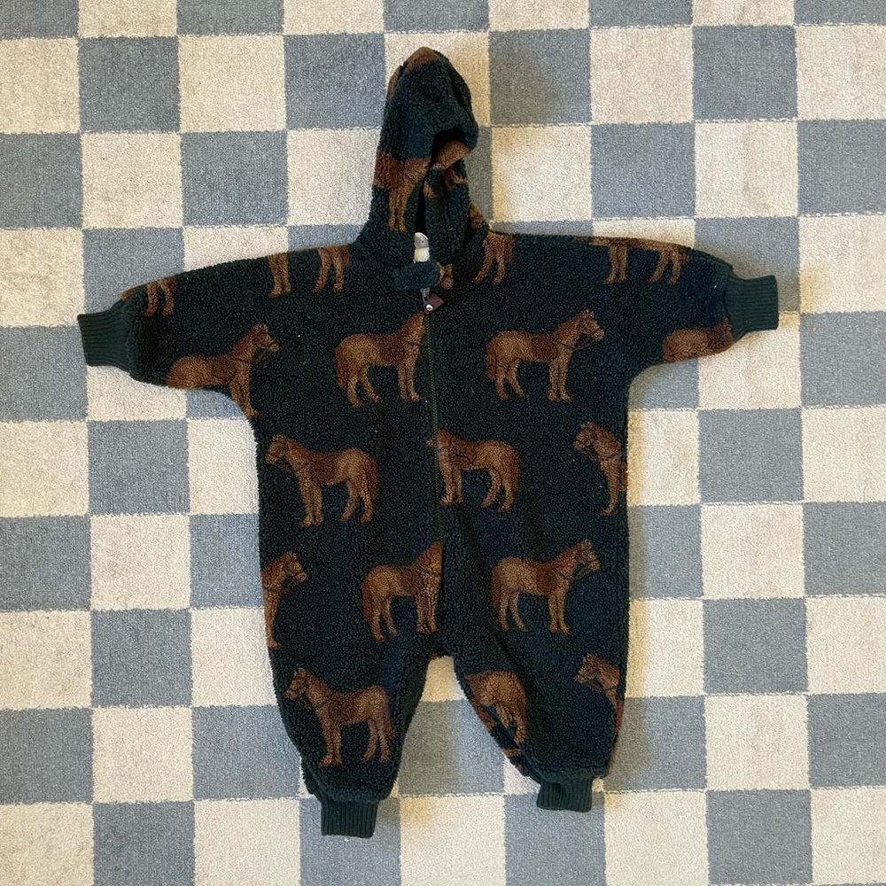 Vintage Horse Baby Bunting